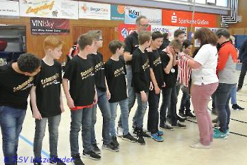 männliche D Jugend 2017 - Verleihung der Bezirksmeistermedaille